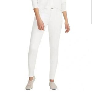 Warp + Weft Women’s JFK New York Stretchy Mid Rise Skinny Ankle Jean Sz 27 White